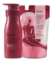 Combo Hidratante Cereja E Avelã Natura Corporal 400ml + Refi