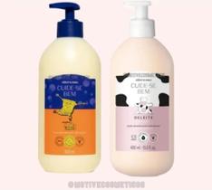 Combo hidratante corporal delete 400ml +hidratante bod esponja cuide bem oboticario