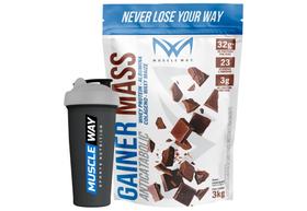 Combo Hipercalórico + Coqueteleira- Muscle Way Combo Hipercalórico + Coqueteleira- Muscle Way