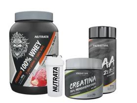 Combo hipertrofia máxima predator - nutrata 150g