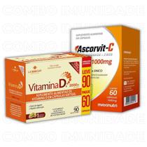 Combo Imunidade - Ascorvit-C - Vitamina C e Zinco + Vitamina D3