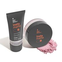 Combo Instamatte: Primer Facial Líquido 20ml + Pó Solto Translúcido Roselelê 10g