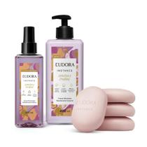 Combo Instance Ameixa e Praliné: Sabonete em Barra + Creme Corporal 400ml + Spray Perfumado 200ml Combo Instance Ameixa e Praliné: Sabonete em Barra + Creme Corporal 400ml + Spray Perfumado 200ml