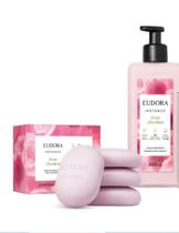 Combo Instance Rosa Absoluta: Hidratante Corporal 400ml + Sabonete em Barra 80g (4 unidades) Eudora