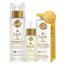 Combo Intensive Booster E Água Aceleradora De Bronze Autobronzeador Parafina Bronze