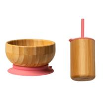 Combo Introdução Alimentar feito de Silicone e Bambu