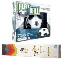 Combo Kids - Disco Flat Ball e Go Play Kit Futebol com Bola Trave de Gol e Bomba Indicado para +3 Anos Multikids - BR371K