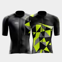 Combo Kit 2 Camisas Premium Masculinas Manga Curta Proteção UV Respirável Zíper Total