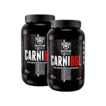 Combo kit 2 Whey Carnibol 907g - Integralmédica Proteina Carne - Darkness