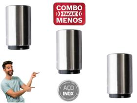 Combo Kit 3 Abridores De Garrafa Automático Magnético Prático Cerveja Refri