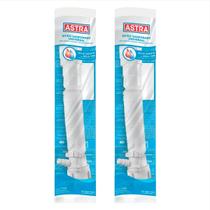 Combo Kit Adaptador Para Máquina Lavar Louça + Sifão Branco Kit C/ 2 Combo Kit Adaptador Para Máquina Lavar Louça + Sifão Branco Kit C/ 2