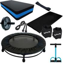 Combo Kit Aeróbico Para Treino De Ginástica Com Mini Jump Combo Kit Aeróbico Para Treino De Ginástica Com Mini Jump