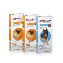 Combo Kit Bravecto (2) De 4,5kg À 10kg + (1) De 20kg À 40kg - msd