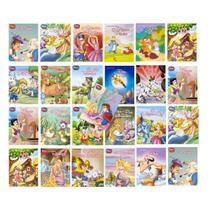 Combo Kit C/ 25 Mini Livros Clássicos da Literatura Fábulas Histórias Disney Montessori Combo Kit C/ 25 Mini Livros Clássicos da Literatura Fábulas Histórias Disney Montessori