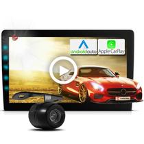 Combo Kit Camera ré + Central Multimidia MP5 9 polegadas Androidauto Carplay Espelhamento Bluetooth
