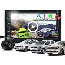 Combo Kit Central Multimidia Android MP5 7 polegadas + Camera de ré + Moldura Golf Polo Fox Bora