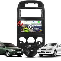 Combo Kit Central Multimidia Android MP5 7 pols + Camera ré + Moldura Chevrolet Astra Ar Analógico