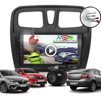 Combo Kit Central Multimidia Android MP5 9" + Camera ré + Chicotes + Moldura Sandero e Logan 15/22 Combo Kit Central Multimidia Android MP5 9" + Camera ré + Chicotes + Moldura Sandero e Logan 15/22