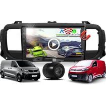 Combo Kit Central Multimidia Android MP5 9 polegadas + Camera de ré + Moldura Jumpy Expert Scudo
