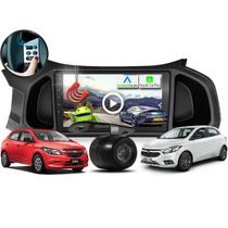 Combo Kit Central Multimidia MP5 Android 9 pol + Camera de ré + Chicotes + Interface Joy Onix Prisma Combo Kit Central Multimidia MP5 Android 9 pol + Camera de ré + Chicotes + Interface Joy Onix Prisma