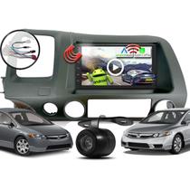Combo Kit Central Multimidia MP5 Android + Camera de ré + Moldura + Chicotes Honda New Civic