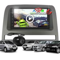 Combo Kit Central Multimidia MP5 Android + Camera ré + Moldura Cinza Palio Siena Idea Strada Weekend Combo Kit Central Multimidia MP5 Android + Camera ré + Moldura Cinza Palio Siena Idea Strada Weekend