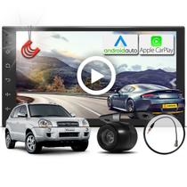 Combo Kit Central Multimidia MP5 + Camera de ré + Chicote Tucson 06/17 AndroidAuto CarPlay Combo Kit Central Multimidia MP5 + Camera de ré + Chicote Tucson 06/17 AndroidAuto CarPlay