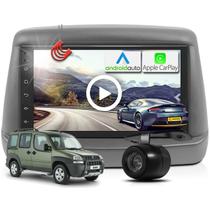Combo Kit Central Multimidia MP5 + Camera de ré + Moldura Cinza Doblo AndroidAuto CarPlay Combo Kit Central Multimidia MP5 + Camera de ré + Moldura Cinza Doblo AndroidAuto CarPlay