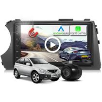 Combo Kit Central Multimidia MP5 + Camera de ré + Moldura Cinza Ssangyong Actyon AndroidAuto CarPlay Combo Kit Central Multimidia MP5 + Camera de ré + Moldura Cinza Ssangyong Actyon AndroidAuto CarPlay