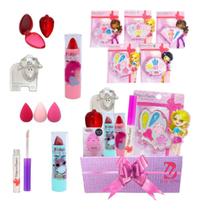 Combo Kit de Maquiagem Infantil Básico Beleza Rara - BZ144