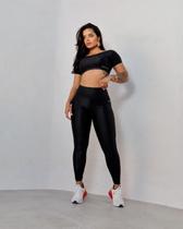 Combo Kit Feminino Insanity Blusa Cropped Impulse Legging Dynamo
