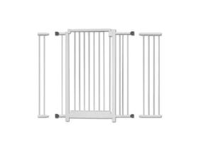 Combo kit grade portão para porta mais 2 extensores de 70cm 80cm 90cm até 1 metro - CRISTAL