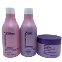 Combo kit Plástica dos fios Selagem + Botox Matizador 300 ml Combo kit Plástica dos fios Selagem + Botox Matizador 300 ml