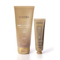 Combo La Piel Cristais Do Himalaia: Gel Esfoliante Corporal 200g + Creme Hidratante Para As Mãos FPS 15 50g