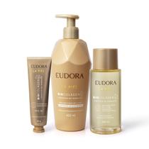 Combo La Piel Cristais do Himalaia: Óleo Hidratante Desodorante de Banho 200ml + Loção Corporal 400ml + Creme Hidratante para Mãos 50g