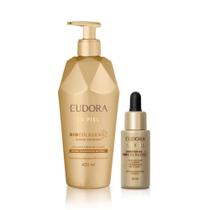 Combo La Piel: Hidratante Corporal Âmbar Dourado 400ml + Sérum Corporal Booster de Biocolágeno 25ml