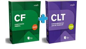 Combo Legislação 2 livros Constituição federal + CLT Atualizados