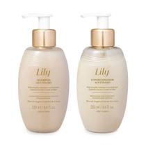Combo Lily Acetinados: Shampoo 250ml + Condicionador 250ml