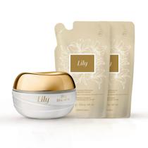 Combo Lily: Creme 250g +2 Refis (3 itens) Combo Lily: Creme 250g +2 Refis (3 itens)