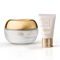Combo Lily: Creme Acetinado Hidratante Desodorante Corporal 250g + Creme Para Mãos 50g