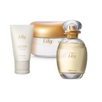 Combo Lily: Desodorante Colônia + Creme Acetinado Desodorante Corporal 250g + Creme para Mãos 50g