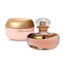 Combo Lily Gardénia: Eau De Parfum 75ml + Creme Acetinado Corporal 250g Combo Lily Gardénia: Eau De Parfum 75ml + Creme Acetinado Corporal 250g