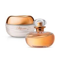 Combo Lily Lumière: Eau De Parfum 30ml + Creme Acetinado Hidratante Desodorante Corporal 250g Combo Lily Lumière: Eau De Parfum 30ml + Creme Acetinado Hidratante Desodorante Corporal 250g