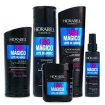 Combo Liso Mágico Leite de Arroz Hidrabell Liso Absoluto Alinhados Antifrizz Pós Progressiva