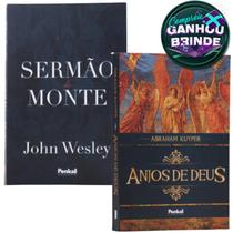 Combo Livro Anjos de Deus Abraham Kuyper + Sermão do Monte John Wesley Cristão Evangélico Gospel Igreja Família - Igreja Cristã Amigo Evangélico