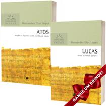 Combo Livro Atos + Livro Lucas | Comentário Expositivo | Hernandes Dias Lopes - Igreja Cristã Amigo Evangélico
