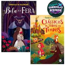 Combo Livro Clássicos de Todos os Tempos Charles Perrault + A Bela e a Fera Gabrielle de Villeneuve Ciranda Cultural - Igreja Cristã Amigo Evangélico