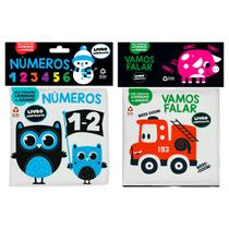 Combo Livro de Banho Contraste - Kit com 2 Livros de Banho