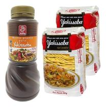 Combo Macarrão P/ Yakissoba Kirin 1kg + Molho Alfa 500ml Combo Macarrão P/ Yakissoba Kirin 1kg + Molho Alfa 500ml