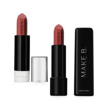 Combo Make B.: Batom Mate Marrom Hot Brown Make B. 4g + Refil 4g